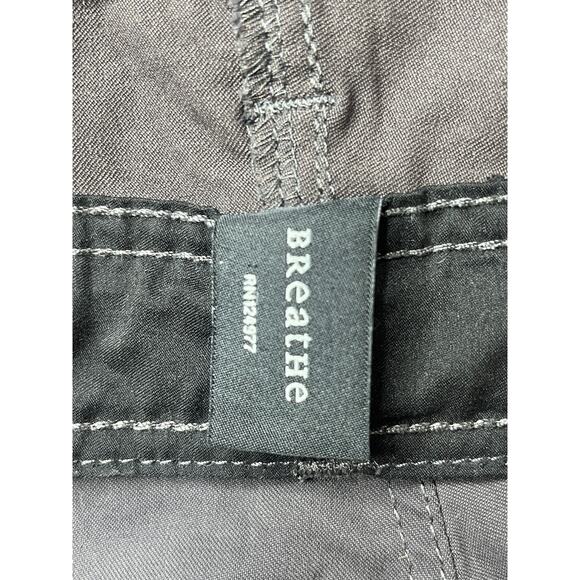 Prana Hiking Pants Roll Up Stretch Men’s Sz XXL Nylon Belt Gray Straight Leg - Picture 11 of 11